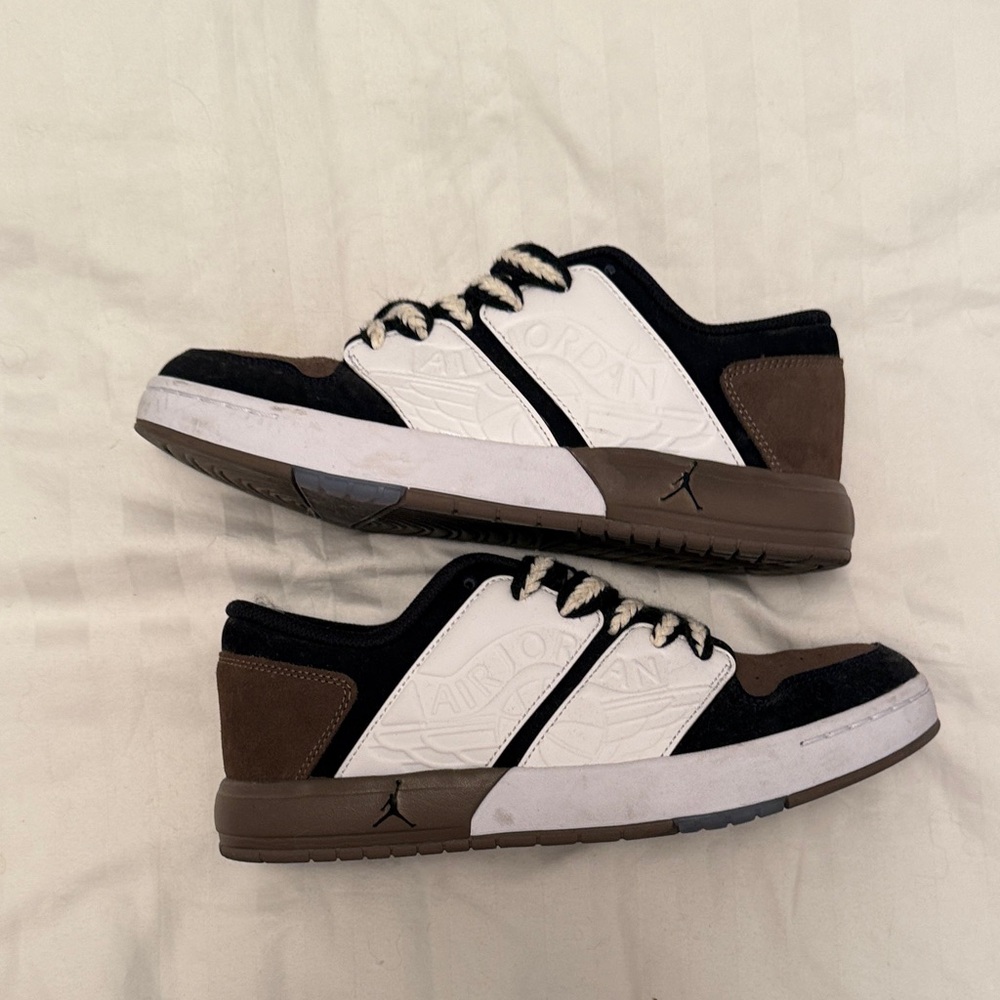 Jordan kids Black and Brown Sneakers